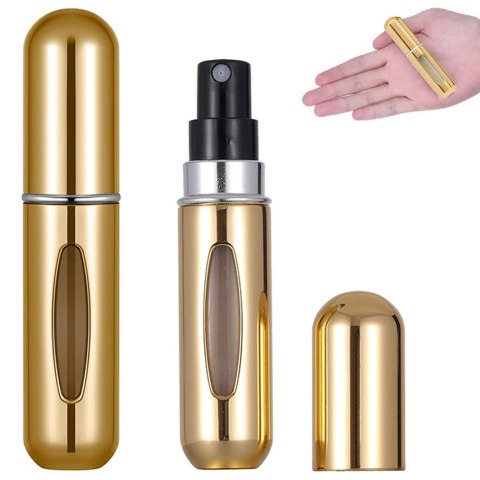 Atomizer na perfumy - podróżny flakon 5ml z wygodnym rozpryskiwaczem