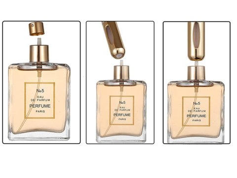 Atomizer na perfumy - podróżny flakon 5ml z wygodnym rozpryskiwaczem
