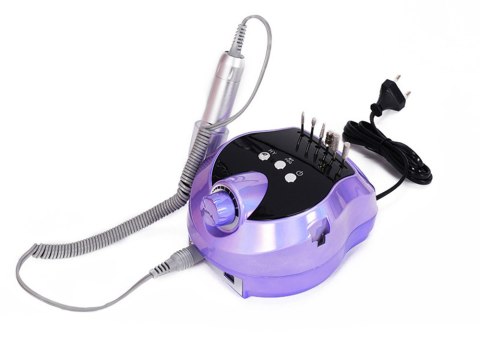 Frezarka do paznokci manicure pedicure 80w profesjonalna mocna + frezy 6szt