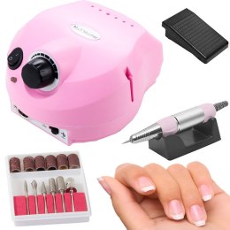 Frezarka do paznokci manicure pedicure + frezy 65w profesjonalna do domu