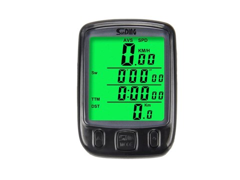 Licznik Rowerowy LCD z Wodoodporną Obudową i 27 Funkcjami