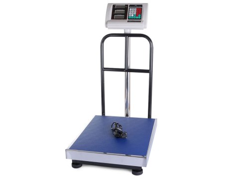 Waga sklepowa platforma 50x40cm RAMPA 300kg MOC gabaryt wygoda 230V lub AKU