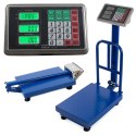 Waga Gabaryty 230V lub AKU RAMPA 100kg LCD MOBILNA SKŁADNA