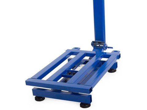 Waga Gabaryty 230V lub AKU RAMPA 100kg LCD MOBILNA SKŁADNA