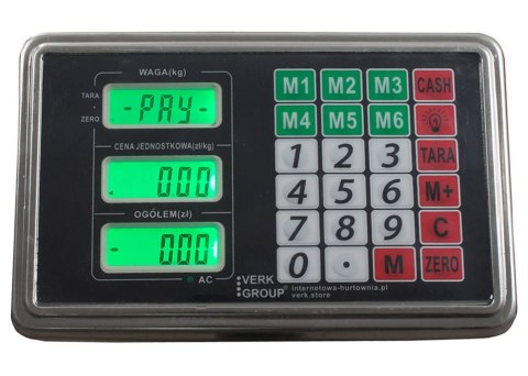 Waga Gabaryty 230V lub AKU RAMPA 100kg LCD MOBILNA SKŁADNA