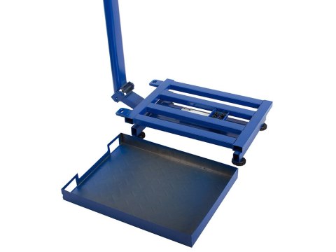 Waga Gabaryty 230V lub AKU RAMPA 100kg LCD MOBILNA SKŁADNA