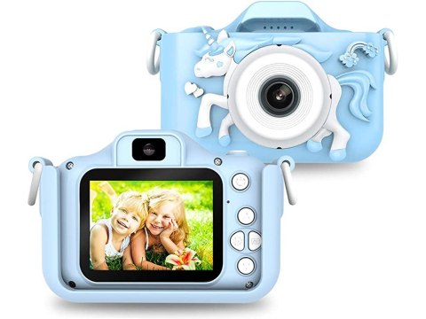 Zabawkowy aparat fotograficzny dla dzieci z jednorożcem MEGA
