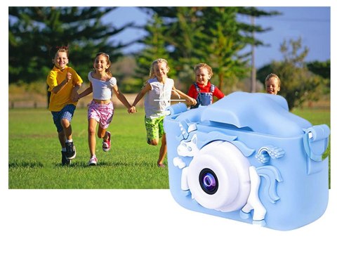 Zabawkowy aparat fotograficzny dla dzieci z jednorożcem MEGA