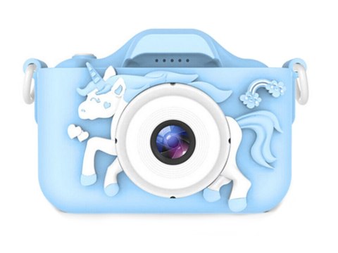 Zabawkowy aparat fotograficzny dla dzieci z jednorożcem MEGA