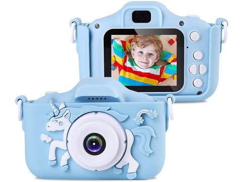 Zabawkowy aparat fotograficzny dla dzieci z jednorożcem MEGA