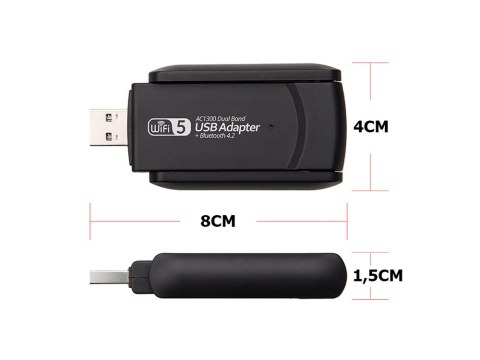 Nowoczesny adapter WiFi USB 3.0 do wygodnego dostępu w każdym zakątku domu