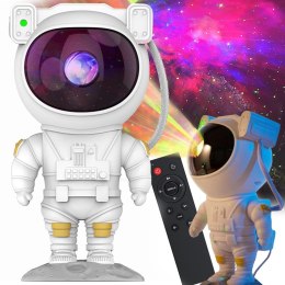 Nowoczesny projektor gwiazd w kształcie astronauty - wieczór pełen magii!