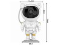 Nowoczesny projektor gwiazd w kształcie astronauty - wieczór pełen magii!
