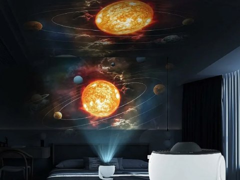 Nowoczesny projektor świetlny do atmosferycznych aranżacji