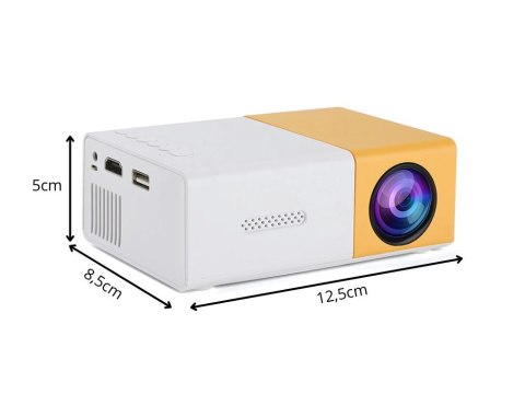 Nowoczesny projektor przenośny FULL HD do każdego miejsca