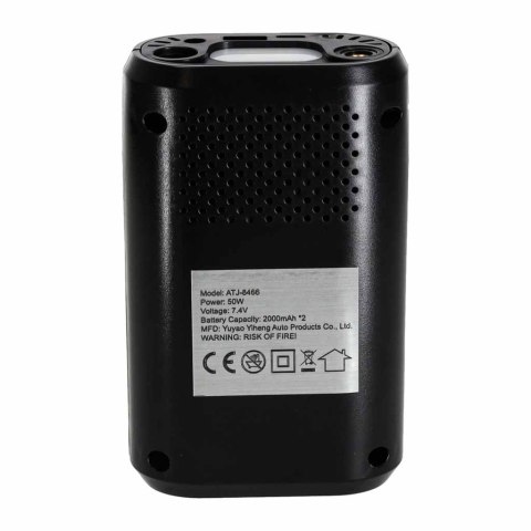 Nowoczesna pompka elektryczna z powerbankiem i lampką LED