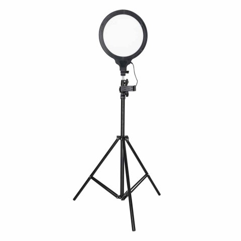 Lampa do idealnych selfie z pierścieniem LED na statywie