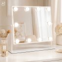 Lusterko LED do makijażu z regulacją barwy