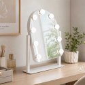 Eleganckie Lusterko LED z Podświetleniem - Idealne do Makijażu