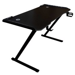 Biurko gamingowe z podświetleniem LED RGB 120x60 cm - stwórz własną strefę komfortu!