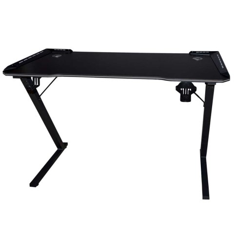 Biurko gamingowe z podświetleniem LED RGB 120x60 cm - stwórz własną strefę komfortu!