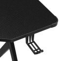 Biurko gamingowe LED RGB z nadstawką - nowoczesny design w Twoim domu