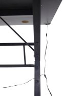 Biurko gamingowe LED RGB z nadstawką - nowoczesny design w Twoim domu