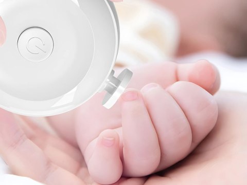 Nowoczesny pilnik elektryczny do pielęgnacji paznokci z wymiennymi końcówkami