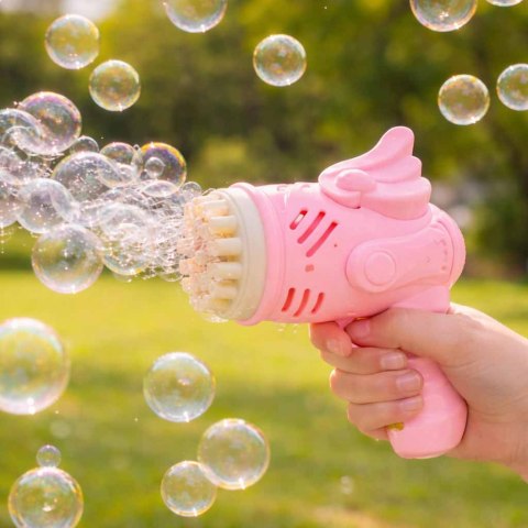 Pistolet do baniek - Różowa magia dla małych i dużych!