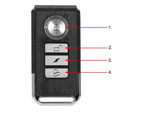 Głośny alarm rower motor klakson antykradzieżowy zabezpieczenie pilot