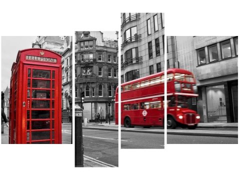 Obraz Czerwona budka telefoniczna Londynie