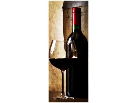 40x100cm Wytrawne wino obraz pion      