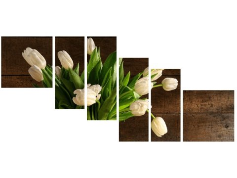 Obraz Bukiet jasnych tulipanów kwiaty