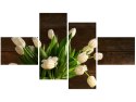 Obraz Bukiet jasnych tulipanów kwiaty