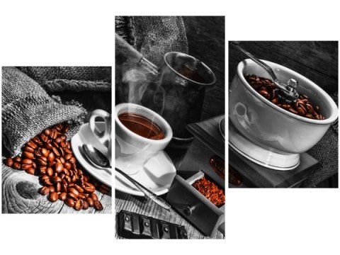 Obraz Filiżanka gorącej kawy coffee
