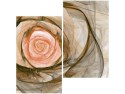 60x60cm Róża  ktalowa dwu obraz   ścian  