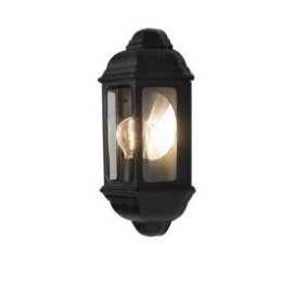  KINKIET/PLAFON CZARNY E27 IP44 100W ścienna lampa   