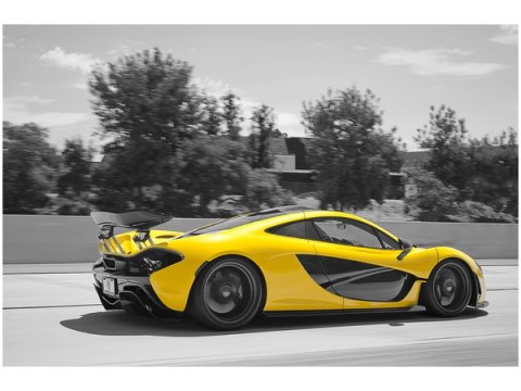 60x40cm Żółty McLaren P1   Axion23 obraz      
