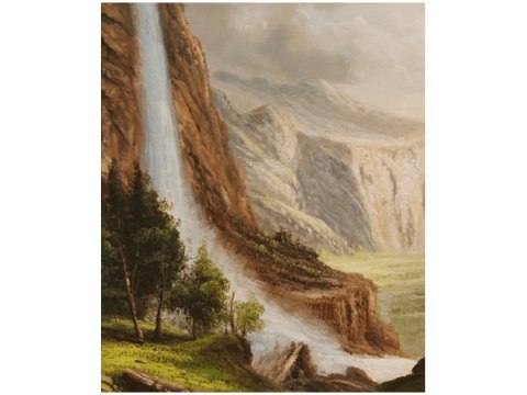 70x50cm Obraz Wodospad górach   ścian  