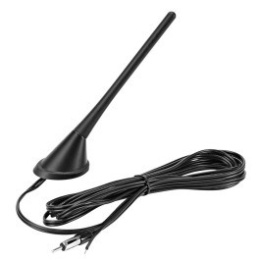 Nowoczesna antena samochodowa z wbudowanym wzmacniaczem dla każdego fana radia