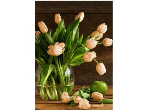 50x70cm Rdzawe tulipany obraz pion   ścian  
