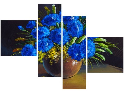 Obraz Bukiet kwiatów stole