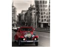 70x50cm Obraz Samochód vintage Praga stare miasto   ścian  