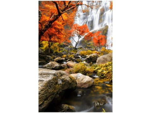 40x60cm Jesienny wodospad obraz      