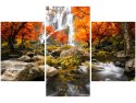 90x60cm obraz Jesienny wodospad      
