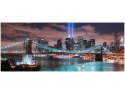 100x40cm Panorama Manhattanu  obraz       drewno