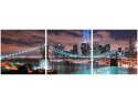 90x30cm Panorama Manhattanu trój obraz      