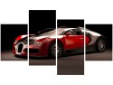 Obraz druk Czerwone Bugatti Veyron
