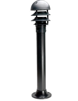 SŁUPEK OGRODOWY IP33 czarny 80cm lampa
