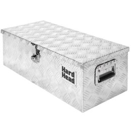 Skrzynia aluminiowa RAF ryflowana 76x25x32cm zamykana zamek